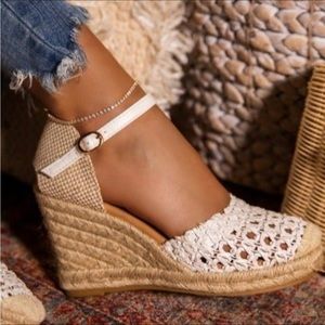 Bamboo White Ensenada Espadrilles